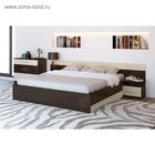 Спальный гарнитур «Леси», комплект 3 предмета, цвет венге/дуб белфорд - Фото 2