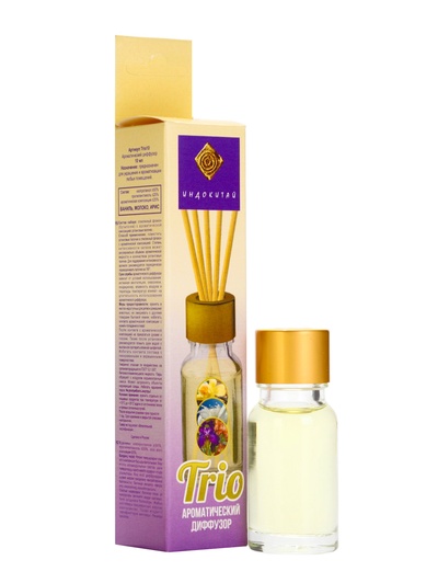 Ароматический диффузор «Ваниль, молоко, ирис», с палочками, для дома, 10 мл