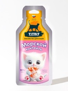 Морской коктейль лакомство для кошек TitBit 15 г (комплект 5 шт) - фото 50803903
