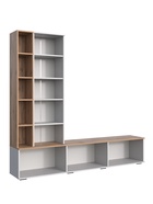 Гостиная «Селеста», 2006×370×1862 мм, цвет белый/дуб вотан - Фото 6