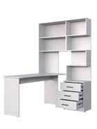 Стол компьютерный «Брауни», левый, 1280×2000×1450 мм, цвет белый - Фото 5