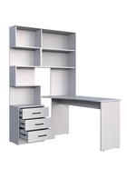 Стол компьютерный «Брауни», правый, 1280×2000×1450 мм, цвет белый - Фото 5