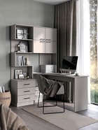 Стол компьютерный «Брауни», правый, 1280×2000×1450 мм, цвет кашемир - Фото 4