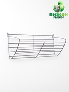 Кормушка для сена, 28×9×10 см, металл, серебристая - Фото 2