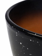 Горшок для цветов «Гранит», 8 л, d=29.5 см, h=33 см, керамика, с поддоном, чёрный - фото 50917573