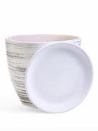 Горшок для цветов «День», 5 л, d=23 см, h=21 см, керамика, с поддоном, белый - фото 809107347