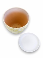 Горшок для цветов «Тропики», 8 л, d=28.5 см, h=22 см, керамика, с поддоном, белый - Фото 6