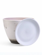 Горшок для цветов «Котофей», 8 л, d=29.5 см, h=23 см, керамика, с поддоном, белый - фото 809107384