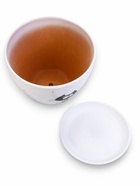 Горшок для цветов «Котофей», 8 л, d=29.5 см, h=23 см, керамика, с поддоном, белый - фото 809107386