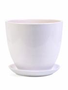 Горшок для цветов «Белый», керамика, с поддоном, набор 4 шт.: 400 мл, 1 л, 2.5 л, 5 л - Фото 4