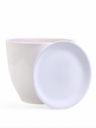 Горшок для цветов «Белый», керамика, с поддоном, набор 4 шт.: 400 мл, 1 л, 2.5 л, 5 л - Фото 5