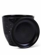 Горшок для цветов «Гранит», керамика, с поддоном, набор 4 шт.: 400 мл, 1 л, 2.5 л, 5 л. - фото 809107406