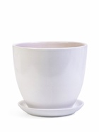 Горшок для цветов «Птички», керамика, с поддоном, набор 4 шт.: 400 мл, 1 л, 2.5 л, 5 л. - фото 809107437