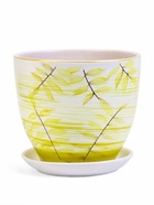 Горшок для цветов «Тропики», керамика, с поддоном, набор 4 шт.: 400 мл, 1 л, 2.5 л, 5 л - Фото 4