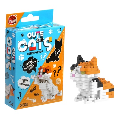УЦЕНКА Конструктор - сюрприз Cute cats