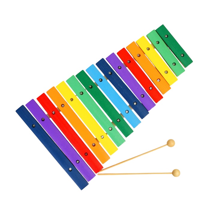 УЦЕНКА Игрушка музыкальная Ксилофон, 15 тонов - Фото 1