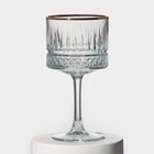 УЦЕНКА Набор фужеров 4 шт. Элизия 500 мл золотая кайма(1200742) - Фото 3