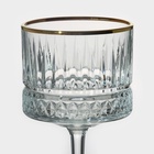 УЦЕНКА Набор фужеров 4 шт. Элизия 500 мл золотая кайма(1200742) - Фото 4