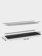 УЦЕНКА Комплект посудосушителей для шкафа 80 см с поддоном 765х256 (черный) - Фото 2