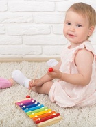 УЦЕНКА Металлофон Лесная мастерская «Веселые песни», 12 тонов + 6 карточек - Фото 4