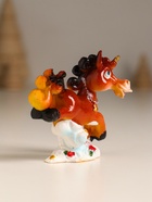 УЦЕНКА Фигурка полистоун «Лошадка на облачке с розами», 6.4×2.5×6 см, МИКС - Фото 4