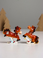 УЦЕНКА Фигурка полистоун «Лошадка на облачке с розами», 6.4×2.5×6 см, МИКС - Фото 7