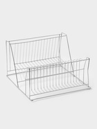 УЦЕНКА Посудосушитель настольный с поддоном, 38.5×38.5×24 см, цвет хром - Фото 5