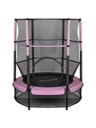 УЦЕНКА Батут ONLYTOP, d=140 см, высота сетки 125 см, розовый - Фото 6