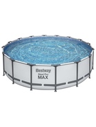 УЦЕНКА Бассейн каркасный, 488×122 см, фильтр-насос, лестница, тент, 5612Z Bestway 10914737