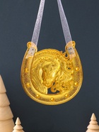 Подкова-оберег «Лошадь с белой гривой», панно на стену, 10.5×10.5×0.05 см, эмаль, стразы - Фото 4