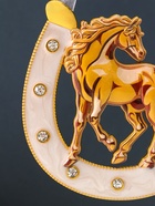 Подкова-оберег «Лошадь», панно на стену, 10.5×10.5×0.05 см, эмаль, стразы - Фото 2