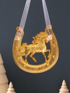 Подкова-оберег «Удачи», панно на стену, 10.5×10.5×0.05 см, эмаль, стразы - Фото 4