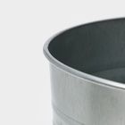 УЦЕНКА Вазон 9 л, высота 40 см, оцинкованный 10914753