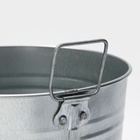 УЦЕНКА Вазон 9 л, высота 40 см, оцинкованный 10914753