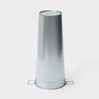 УЦЕНКА Вазон 11 л, с ручками, высота 49 см, оцинкованный 10914754