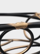 УЦЕНКА Подставка для цветов «Карета», d=16 см, чёрная - Фото 4