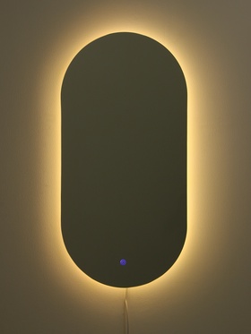 Зеркало интерьерное настенное «Рубин», с LED – подсветкой, сенсорное, 40×80 см