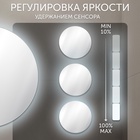 Зеркало интерьерное настенное «Рубин» овальное, с LED-подсветкой, сенсорное, 40х80 см 10912305 - фото 319913141