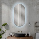 Зеркало интерьерное настенное «Рубин» овальное, с LED-подсветкой, сенсорное, 40х80 см 10912305 - фото 319913143