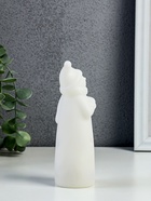Фигурка светящаяся RISALUX «Снеговик в колпаке», LED-ночник, 3×AG10, белый, 4.8×4.8×15 см - Фото 3