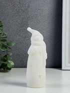 Фигурка светящаяся RISALUX «Снеговик в колпаке», LED-ночник, 3×AG10, белый, 4.8×4.8×15 см - Фото 6