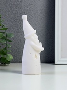 Фигурка светящаяся RISALUX «Дед Мороз со звездой», LED-ночник, 3×AG10, белый, 4.8×4.8×15 см - Фото 2