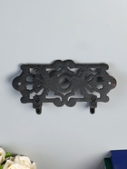 Настенные крючки декоративные «Растительный узор», ключница чугун, 19.5×5×9.5 см 10880542