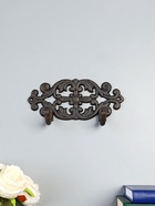 Настенные крючки декоративные «Цветочный узор», ключница чугун, 19×5×9.5 см 10880543