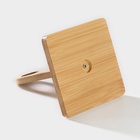 УЦЕНКА Набор для специй на дер подст 3 пр "Bella Tenero.Герда" солонка, перечница, салфетница - фото 14869573