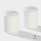 УЦЕНКА Набор для специй на дер подст 3 пр "Bella Tenero.Герда" солонка, перечница, салфетница - фото 14869563