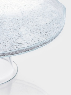 Блюдо сервировочное RIO, d=28 см, стекло, прозрачное