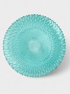 Тарелка «РЕТРО БРИЗ», d=32 см, стекло, голубая - Фото 4
