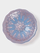 Блюдо сервировочное «ЭЛЕОНОРА БРОНЗА», 1.9 л, d=30 см, стекло, голубое, розовое - Фото 2