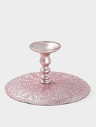 Блюдо сервировочное «ЭЛЕОНОРА БРОНЗА», d=28 см, стекло, голубое, розовое - Фото 5